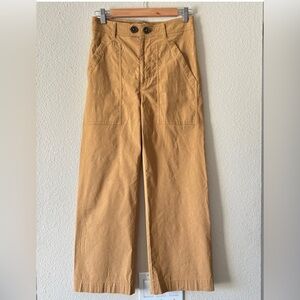 Maeve Anthropologie Khaki Cropped Pants